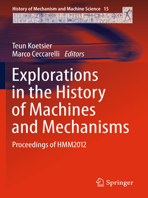 cover image of Explorations in the History of Machines and Mechanisms